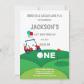 1er Anniversaire Golf Invitation (Devant)