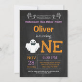 1er Anniversaire Halloween Fête Invitation (Devant)