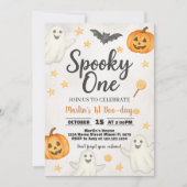 1er anniversaire Halloween Invitation (Devant)