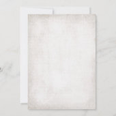 1er anniversaire hiver Onederland Invitation (Dos)