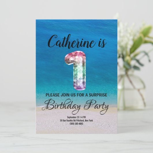 1er anniversaire Invitation (Debout devant)