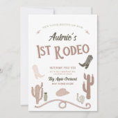 1er anniversaire Invitation (Devant)