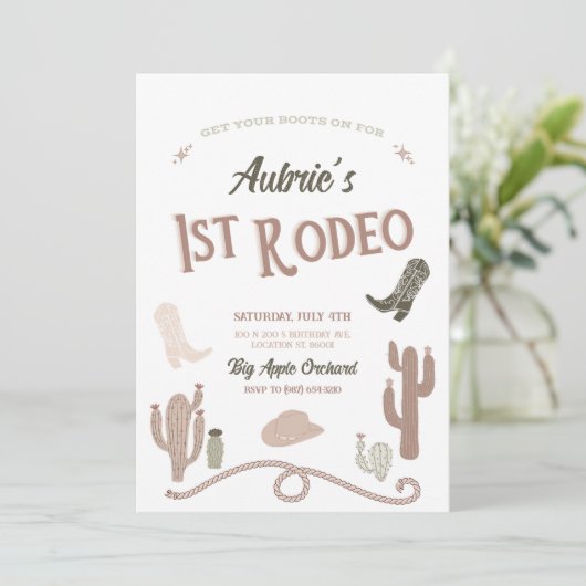 1er anniversaire Invitation (Debout devant)