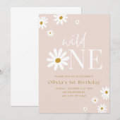 1er anniversaire Invitation (Devant / Derrière)