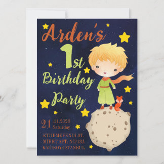 1er anniversaire Invitation