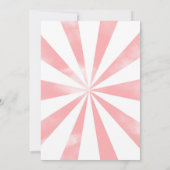 1er Anniversaire Invitation Cirque (Dos)