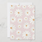1er anniversaire Invitation, Daisy Invitation (Dos)