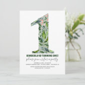  1er anniversaire Invitation de fête (Debout devant)