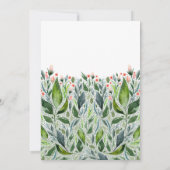  1er anniversaire Invitation de fête (Dos)