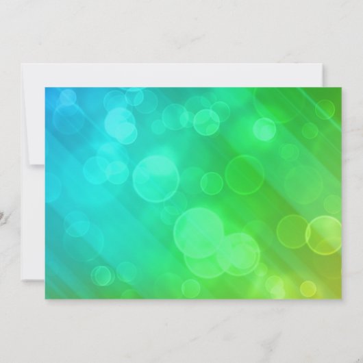 1er anniversaire Invitation Libellé (Dos)