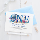 1er Anniversaire Invitation sous la mer Ocean Beac