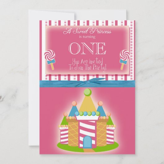 1er anniversaire Invitations de fête (Devant)