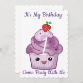 1er anniversaire Invitations de fête (Devant / Derrière)