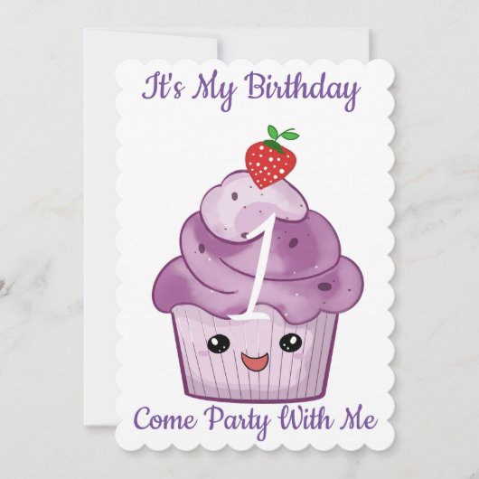 1er anniversaire Invitations de fête (Devant)