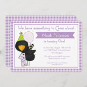 1er anniversaire Invitations fête d'anniversaire C (Devant / Derrière)