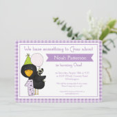 1er anniversaire Invitations fête d'anniversaire C (Debout devant)