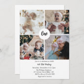 1er anniversaire invitations mon 1er anniversaire (Devant / Derrière)