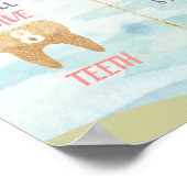 1er anniversaire Mermaid Milestone Poster (Coin)