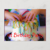 1er anniversaire Modèle de réception (Devant)