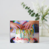 1er anniversaire Modèle de réception (Debout devant)