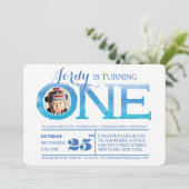 1er anniversaire Ombre aquarelle une invitation ph (Debout devant)