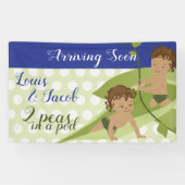 1er anniversaire ou bannière de Baby shower (Horizontal)