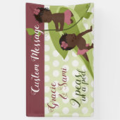 1er anniversaire ou bannière de Baby shower pour f (Vertical)