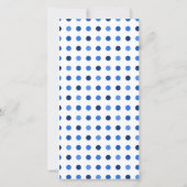 1er anniversaire personnalisé Carte de remerciemen (Dos)