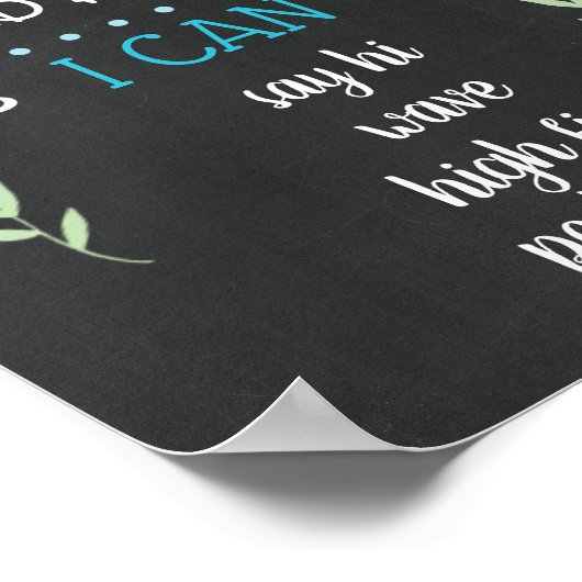 1er Anniversaire Poster de jalon Rustique tableau (Coin)