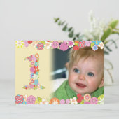 1er anniversaire Printemps des filles Invitation p (Debout devant)