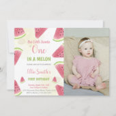 1er anniversaire Watermelon Invitations d'annivers (Devant)