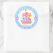 1er autocollants anniversaires de enfants autocoll (Sac)