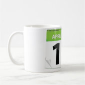 1er avril tasse de calendrier (Gauche)