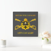 1ER BATAILLE 5E CAVALRY 1ER CAVALRY HORLOGE (Maison)
