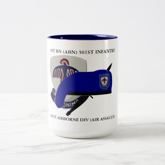 1ER BATAILLE (ABN) 501E MUG D'INFANTERIE (Centre)