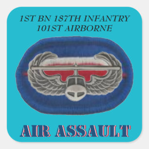1ER BN 187E INFANTERIE 101E STICKERS AÉROBORNES