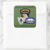 1ER BN 26E INFANTERIE 101E STICKERS AÉROBORNES (Sac)