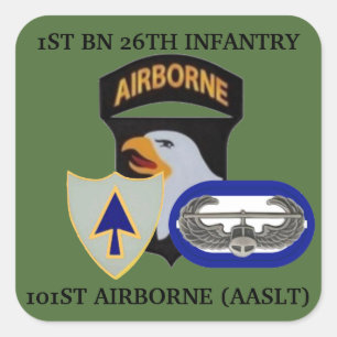 1ER BN 26E INFANTERIE 101E STICKERS AÉROBORNES