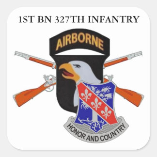 1ER BN 327E INFANTERIE 101E STICKERS AÉROBORNES