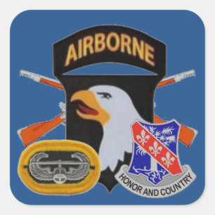 1ER BN 327E INFANTERIE 101E STICKERS AÉROBORNES