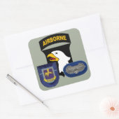 1ER BN 502D INFANTERIE 101E STICKERS AÉROBORNES (Enveloppe)