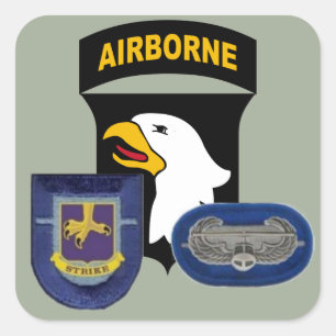 1ER BN 502D INFANTERIE 101E STICKERS AÉROBORNES