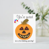 1er Halloween Anniversaire Fête Invitations TOUT Â (Debout devant)