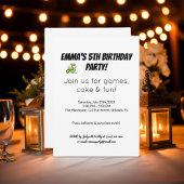 1er Invitation anniversaire | Carte de fête