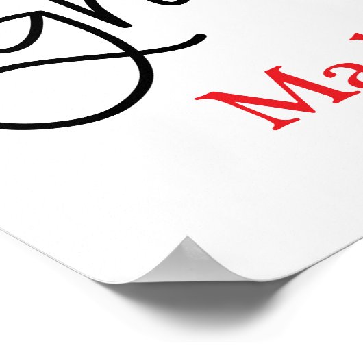 1er Jour des signes de première année Poster Mur A (Coin)