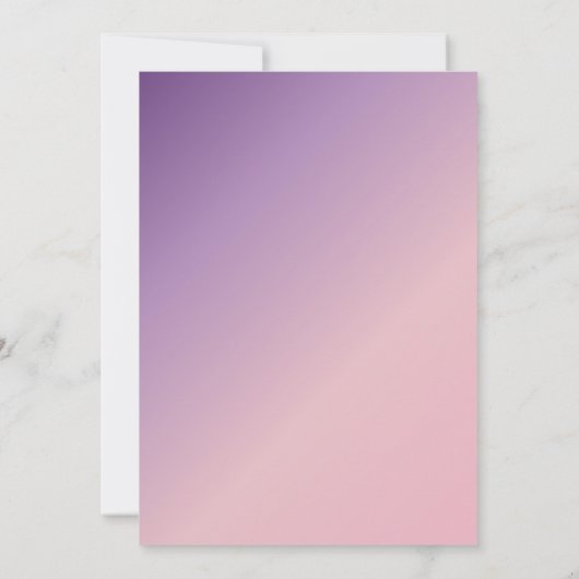 1er Merci d'anniversaire de la fille Fleur sauvage (Dos)