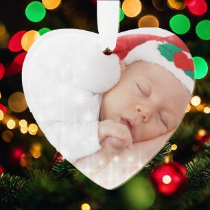 1er Noël bébé photo w année cadeau