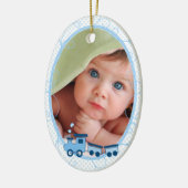 1er Noël Choo Choo Train Ornements (Gauche)