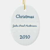 1er Noël Choo Choo Train Ornements (Dos)