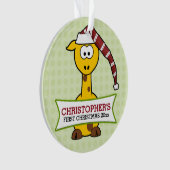 1er Noël de la Giraffe Baby (devant)